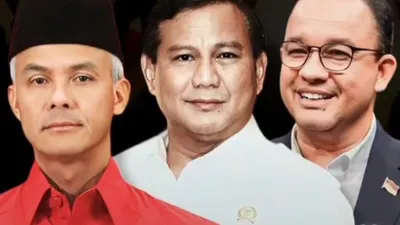 Hasil survei LSI terbaru elektabilitas tiga capres Prabowo Subianto, Ganjar Pranowo dan Anies Baswedan