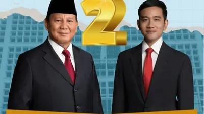 Pasangan capres cawapres Prabowo Gibran 