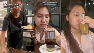 Curi Perhatian Netizen! Imbas Kasus Jessica Wongso, Warganet Ini Ngaku Over Thinking saat Pesan Kopi Vietnam (TikTok @ivway)