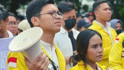 Melki Sedek Ketua BEM UI yang Dinonaktifkan