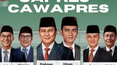 Para peserta Pilpres 2024