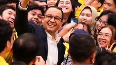 Anies Baswedan ketika menjadi pembicara di FISIP UI