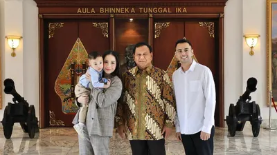 Prabowo Terima Kunjungan Raffi Ahmad dan Artis Lain, Netizen : Cipung Sudah Turun Tangan Guys