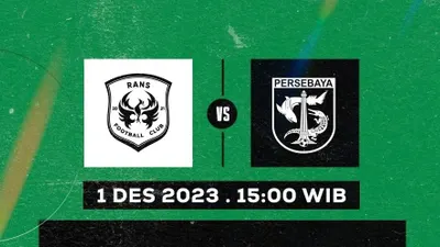 Link Nonton Live Streaming RANS Nusantara FC vs Persebaya di pekan ke-21 Liga 1 2023/2024