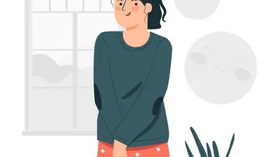 Ilustrasi pemalu