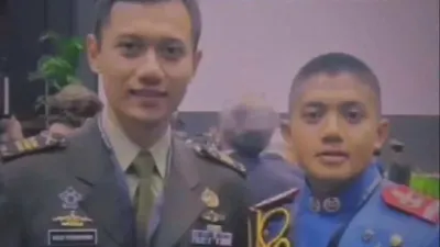 Foto lawas AHY dan Mayor Teddy