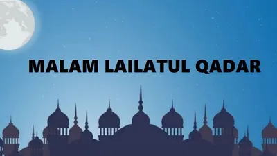 Ilustrasi Malam Lailatul Qadar.