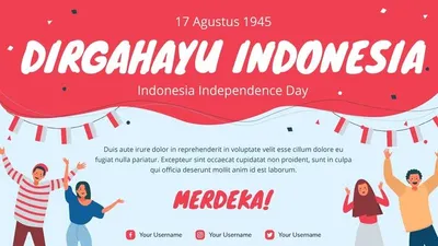 30 Ide Desain Spanduk dan Banner untuk HUT RI 17 Agustus, Lengkap Dengan Link Download Gratis! (Freepik)