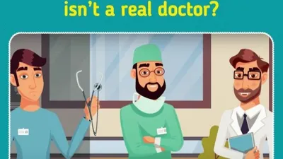 Tes IQ dan Asah otak silahkan temukan dokter palsu pada gambar dalam 5 detik