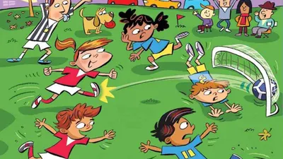 Tes Penglihatan: Temukan 6 Kata dalam Gambar Anak-anak Bermain Bola untuk Asah Kemampuan Observasimu