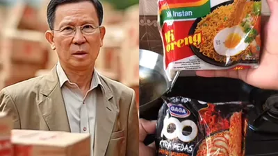 Potretr Djajadi Djaja pengusaha asal Medan, Sumut penggagas Indomie dan Mie Gaga.