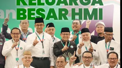 Keluarga Besar Himpunan Mahasiswa Islam Resmi Dukung Pasangan Anies Baswedan-Muhaimin Iskandar
