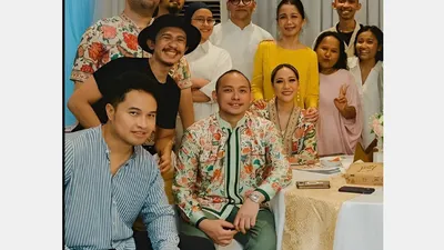 Postingan BCL saat merayakan hari Lebaran.