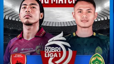 Link Nonton Live Streaming PSM Makassar vs Persikabo 1973, Liga 1 Malam Ini Kick Off 19.00 WIB