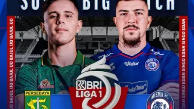 Berikut ini adalah link live streaming Liga 1 yang mempertandingkan antara klub hebat Persebaya Surabaya vs Arema FC pada pekan ke-13.