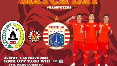 Berikut ini adalah link nonton live streaming Liga 1 yang mempertandingkan antara PSS Sleman vs Persija Jakarta.