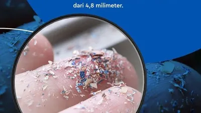 Ilustrasi Mikroplastik
