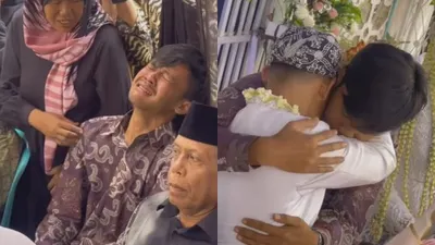 Viral Video Tangis Haru Kakak Laki-laki saat Lepas Adik Perempuannya Menikah Lebih Dulu