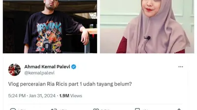 Kemal Pahlevi dan Ria Ricis