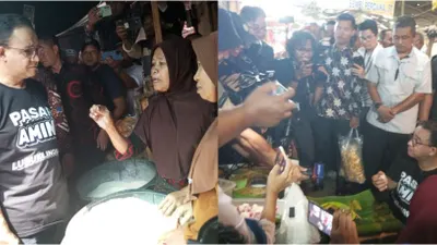 Capres nomor urut 1, Anies Baswedan melakukan kunjungannya ke Lubuklinggau, Sumatera Selatan pada Senin, 18 Desember 2023.
