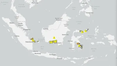 Badan Meteorologi, Klimatologi, dan Geofisika (BMKG) mengeluarkan peringatan dini cuaca untuk lima provinsi di Indonesia pada Sabtu, 18 November 2023. 