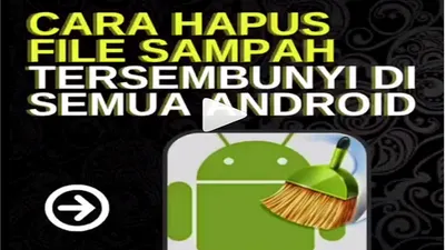 Cara menghapus sampah tersembunyi HP Android menggunakan File Manager.
