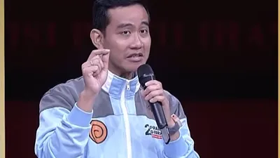 Gibran Rakabuming Raka diketahui tengah melakukan kampanye Pilpres 2024 di wilayah Wonogiri, Jawa Tengah hari ini Rabu, 24 Januari 2024.