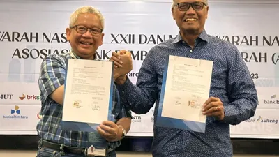 Dirut Bank BJB Yuddy Renaldi terpilih menjadi Ketua Umum Asosiasi Bank Pembangunan Daerah (Asbanda) periode 2023 &ndash; 2027.