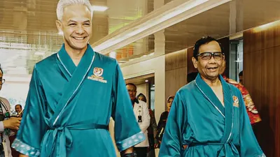 Ganjar Pranowo dan Mahfud MD
