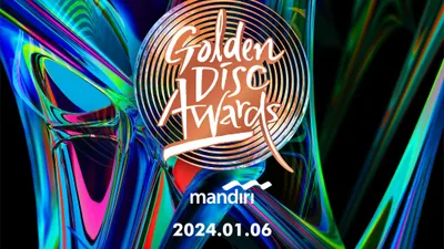 Poster Golden Disk Awards akan di gelar di Indonesia Januari 2024 