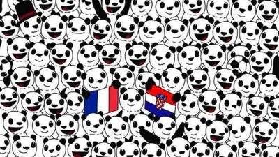 Ilusi Optik untuk Tes IQ: Temukan Bola Sepak di Kerumunan Panda Ini dalam Waktu 11 Detik