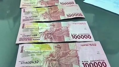 uang mutilasi Rp100 ribu yang beredar akhir-akhir ini 