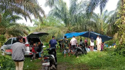 Pipa Minyak Campur Gas di Benuang PALI Meledak