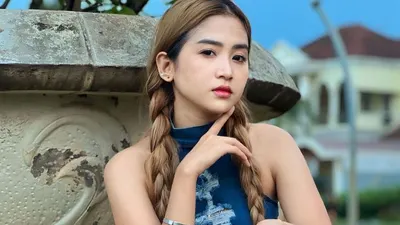 Potret Venny Alberti aka istri Akash Ellahi yang viral di sosial media TikTok. 
