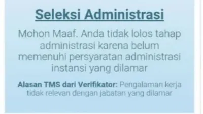 Illustrasi.  Inilah Alasan TMS yang Bikin Gugur CPNS 2023