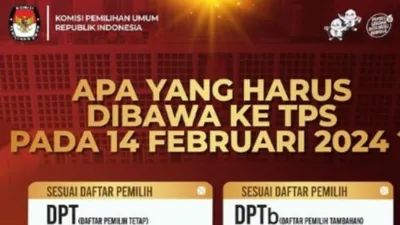 Dokumen yang Harus Dibawa saat Pemilu 2024 pada 14 Februari Mendatang