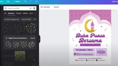 Cara Membuat Undangan Digial Buka Puasa Bersama Ramadhan 2024 Online Secara gratis