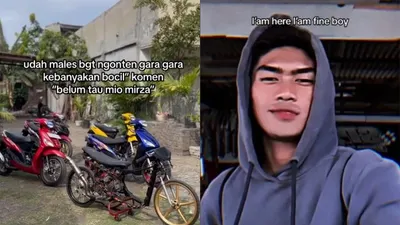 Potret Mio Mirza yang viral di TikTok