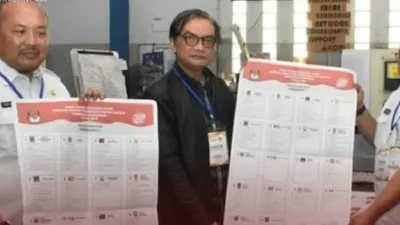 Heboh surat suara Pemilu 2024 di Taipei sudah tercoblos. 