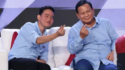 Gibran Rakabuming Raka dan Prabowo Subianto