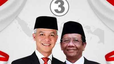 Ganjar Pranowo dan Mahfud MD