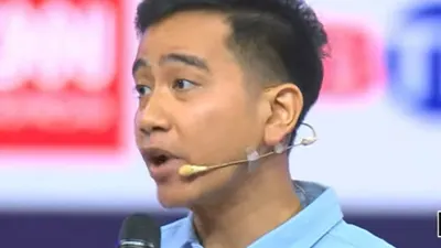 Gibran Rakabuming Raka saat membuka Debat Pilpres Kedua 2023