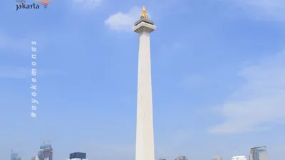 Tugu Monumen Nasional (Monas) di Jakarta