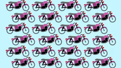 Tes Penglihatan: Kamu Teliti? Coba Temukan 1 Motor yang Berbeda, Bisa? 