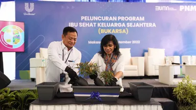 Memasuki tahun ketiga, PNM dan Unilever Indonesia meluncurkan Bu Karsa pada Jum&rsquo;at, 8 September 2023 di Taman Pakui Sayang, Makassar.