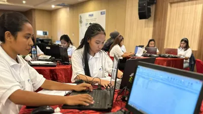 PT Permodalan Nasional Madani (PNM) melakukan kegiatan dari program Tanggung Jawab Sosial dan Lingkungan (TJSL) yakni Up Skilling 2023.