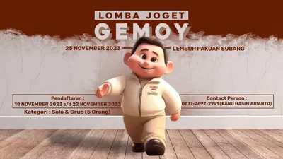 Lomba joget Bapak Gemoy ala Capres Prabowo Subianto