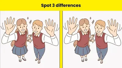Tes Penglihatan: Punya Pengamatan yang Baik? Coba Cari 3 Perbedaan Gambar Anak Sekolah dalam Waktu 11 Detik