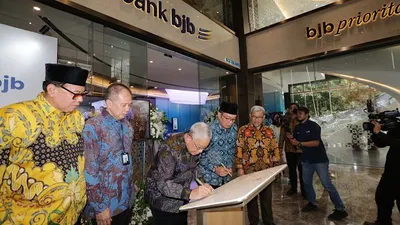 Peresmian Gedung Kantor bank bjb di T Tower 