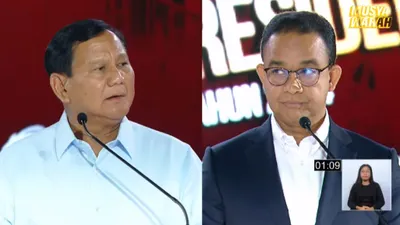 Terbatas Waktu Debat, Prabowo Ajak Anies Bicara Empat Mata Tapi Ditolak